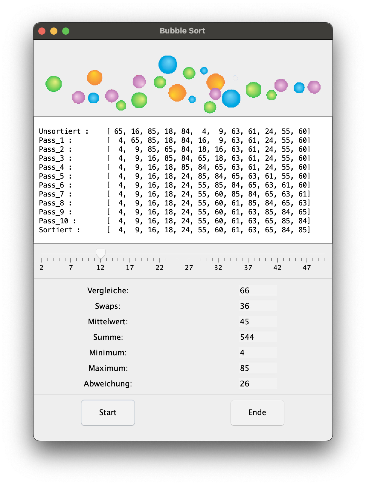 Bubblesort Variante 1