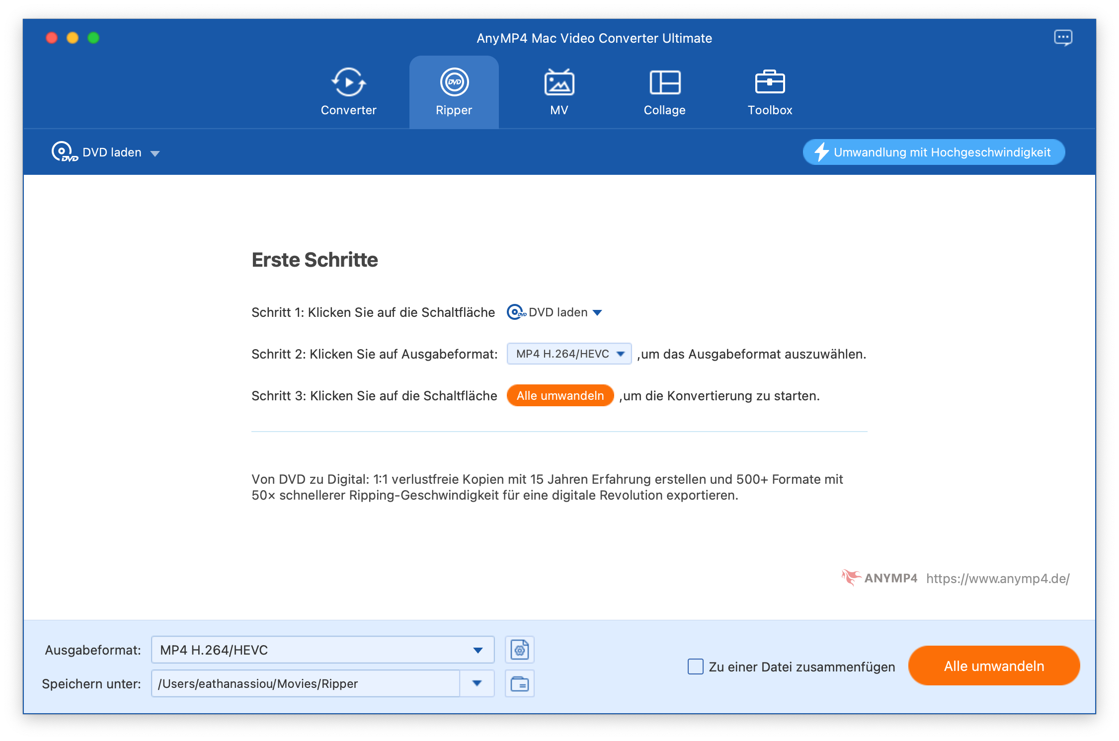 AnyMP4 Screenshot 1