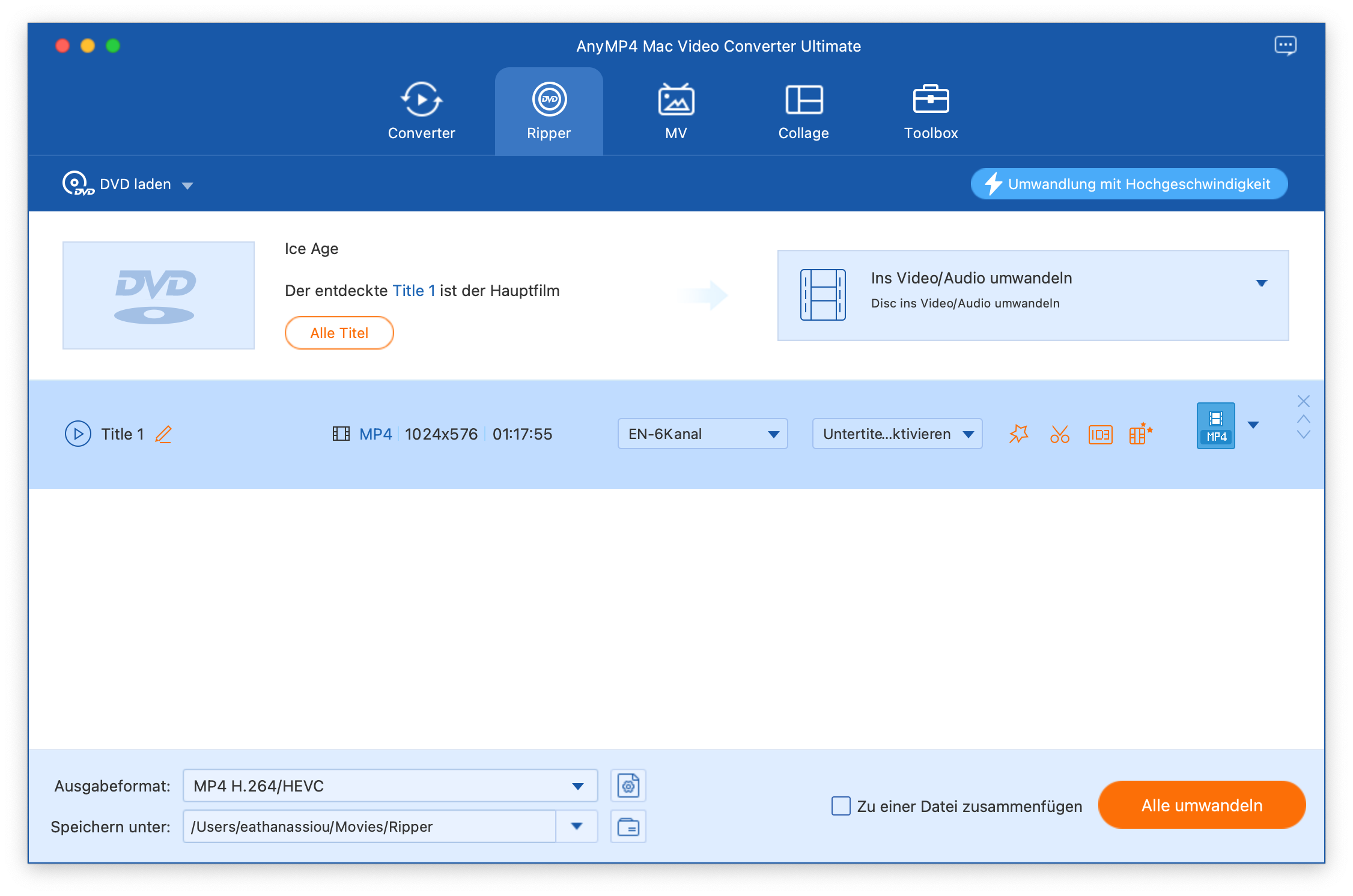 AnyMP4 Screenshot 2