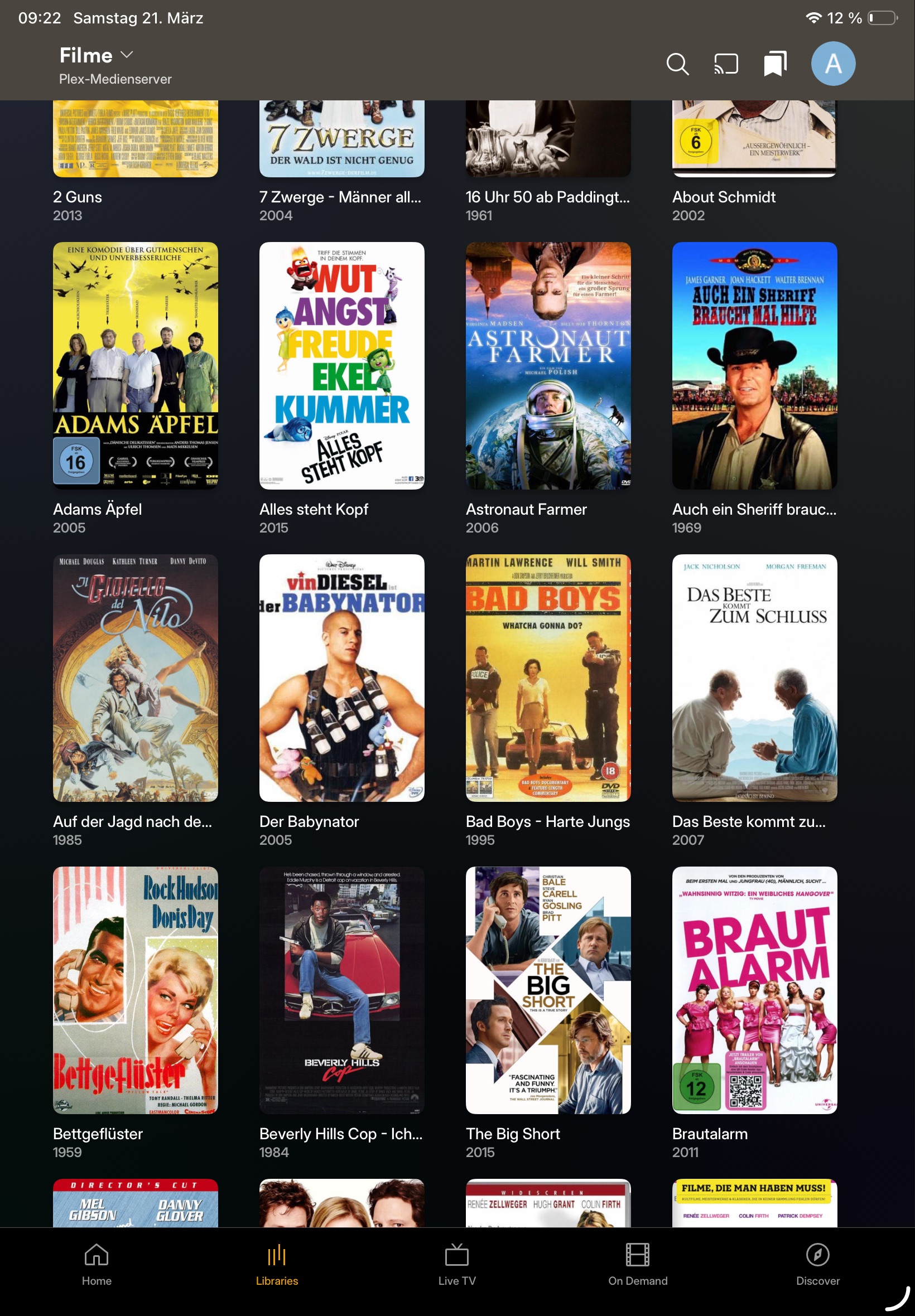Plex iPad Screenshot 1