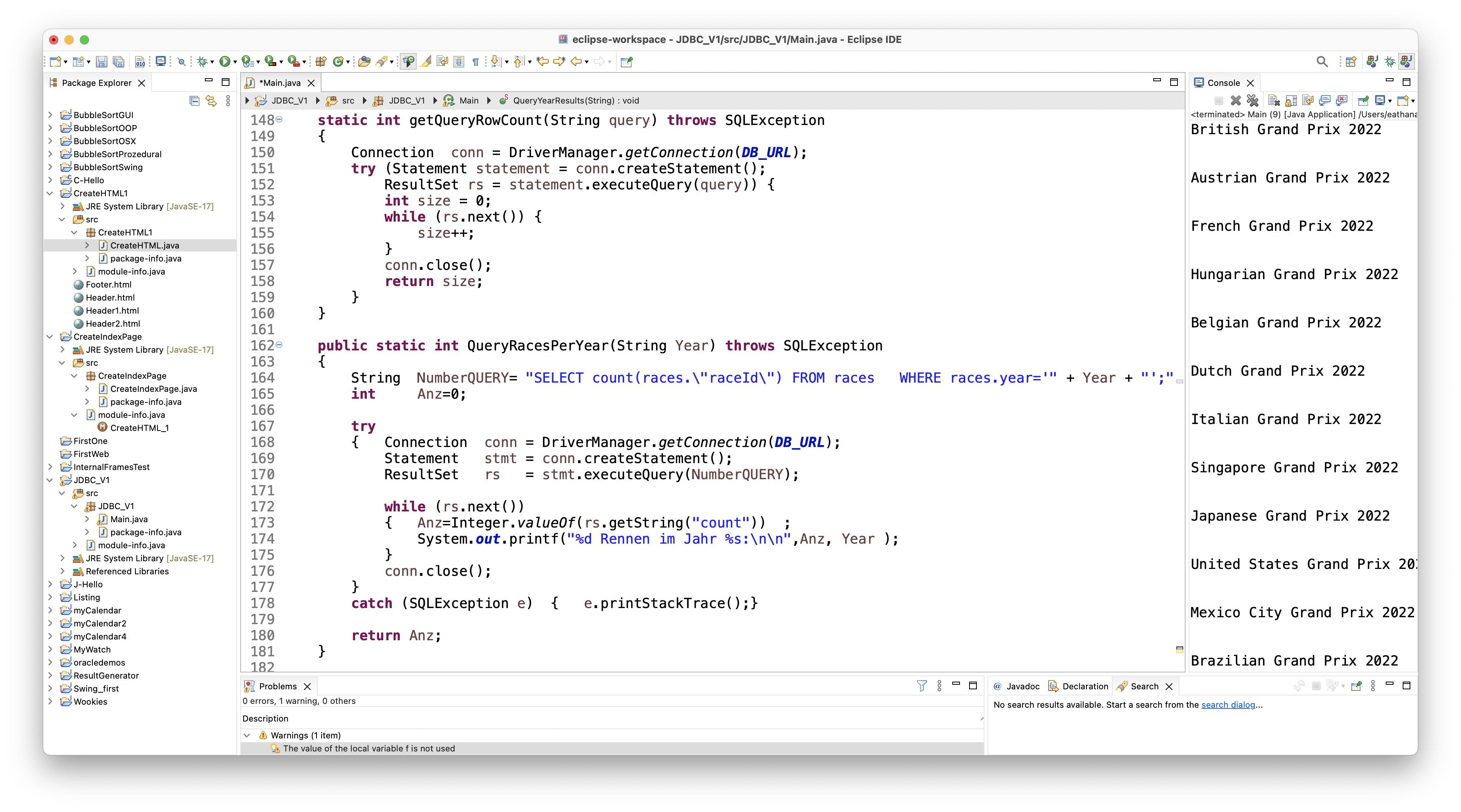 JDBC Treiber