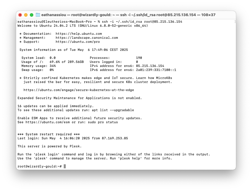 SSH Terminal